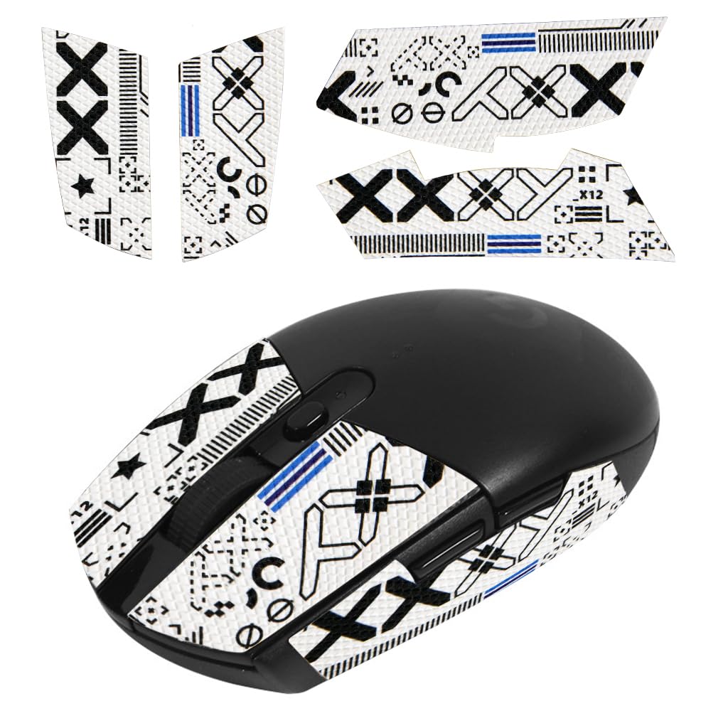 Verilux Mouse Grip Tape for Lo gitech G102/G304 Gaming Mouse Skin, Pre-Cutted Self-Adhesive Mouse Grip Tape Fashion Sweat-Proof Mouse Grip Tape (Mouse is not Included) Verilux Mouse Grip Tape for Lo gitech G102/G304 Gaming Mouse Skin, Pre-Cutted Self-Adhesive Mouse Grip Tape Fashion Sweat-Proof Mouse Grip Tape (Mouse is not Included)